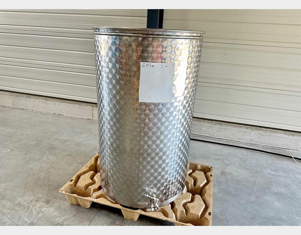 Stainless steel tank - Floating head - Flat bottom