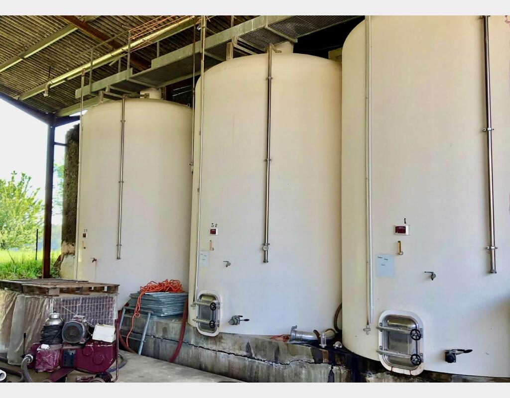 Cuve fibre - Fond plat 300 HL (30 000 litres) AGRIFOY