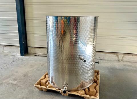 Stainless steel tank - Floating lid - Flat bottom