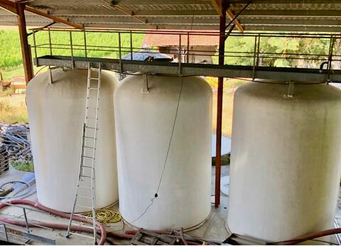 Cuve fibre - Fond plat 300 HL (30 000 litres) ROUSSEAU