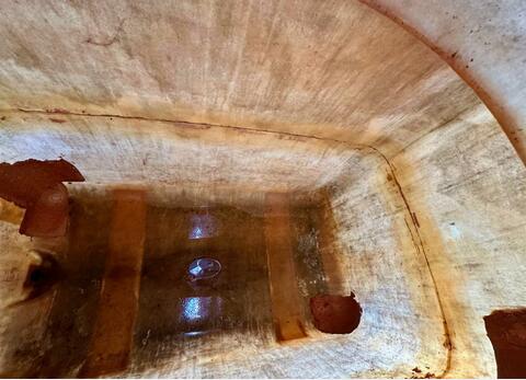 Fibreglass tank - Floating lid - Rectangular with legs