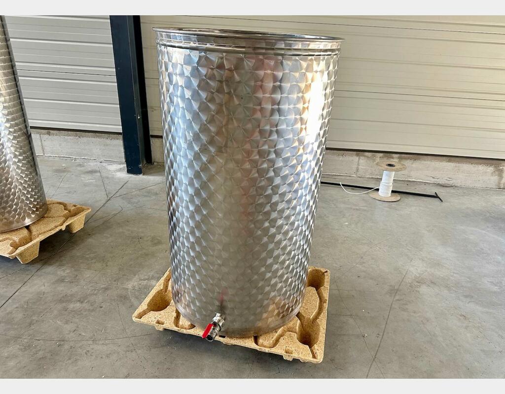 Stainless steel tank - Floating head - Flat bottom