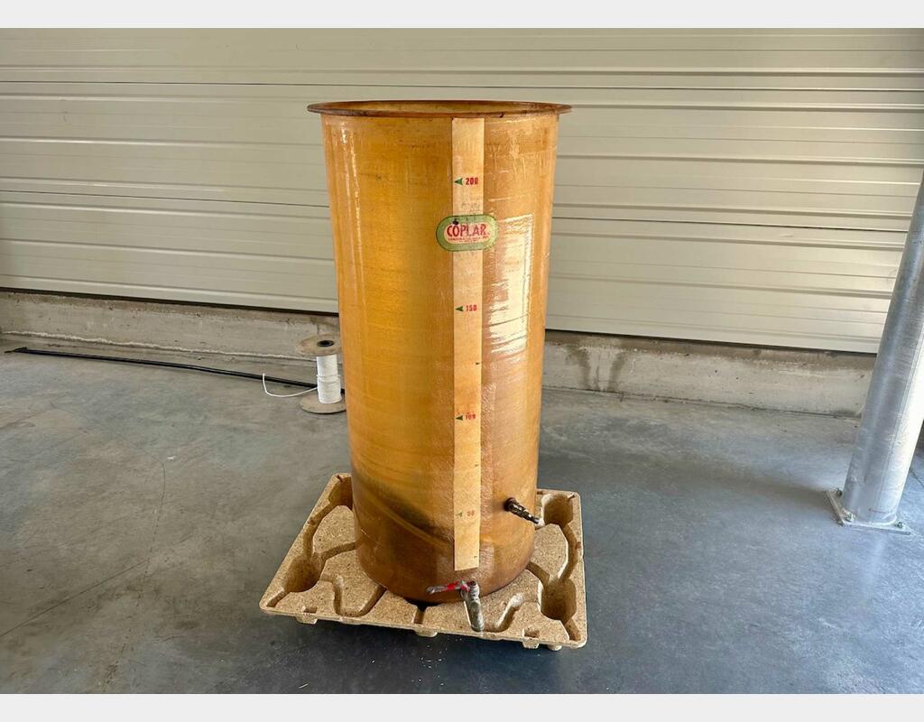 Cuve fibre de verre - Chapeau flottant 2 HL (2 000 litres) COPLAR