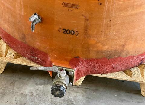 Fiberglass tank - Floating lid - Flat bottom