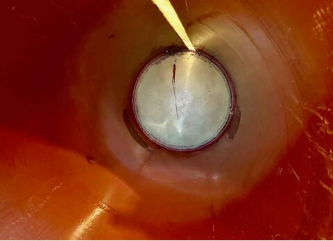Fiberglass tank - Floating lid - Flat bottom