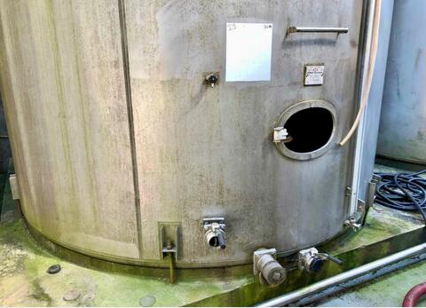 Cuve inox - Fond plat avec boitard - Stockage