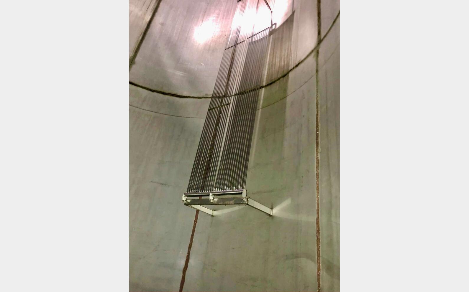 Cuve inox - Fond plat avec boitard 800 HL (80 000 litres)