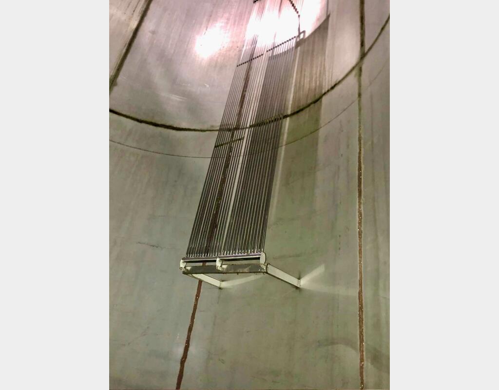 Cuve inox - Fond plat avec boitard - Stockage