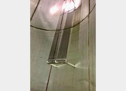 Cuve inox - Fond plat avec boitard - Stockage