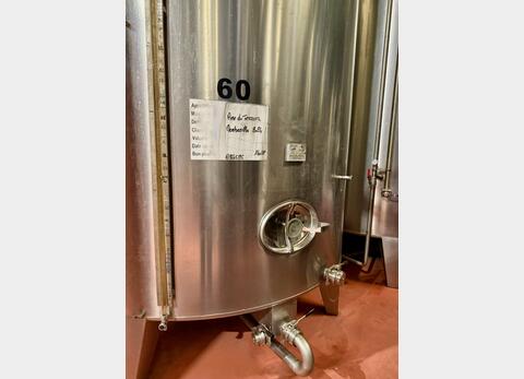 Cuve inox - Fond conique sur pieds