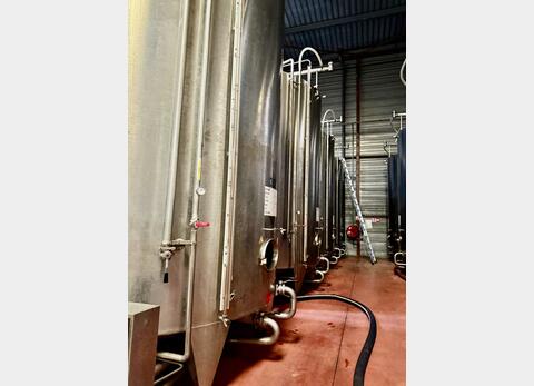 Cuve inox - Fond conique sur pieds