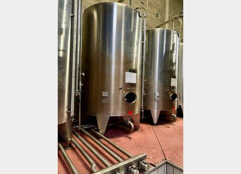 Cuve inox - Fond conique sur pieds