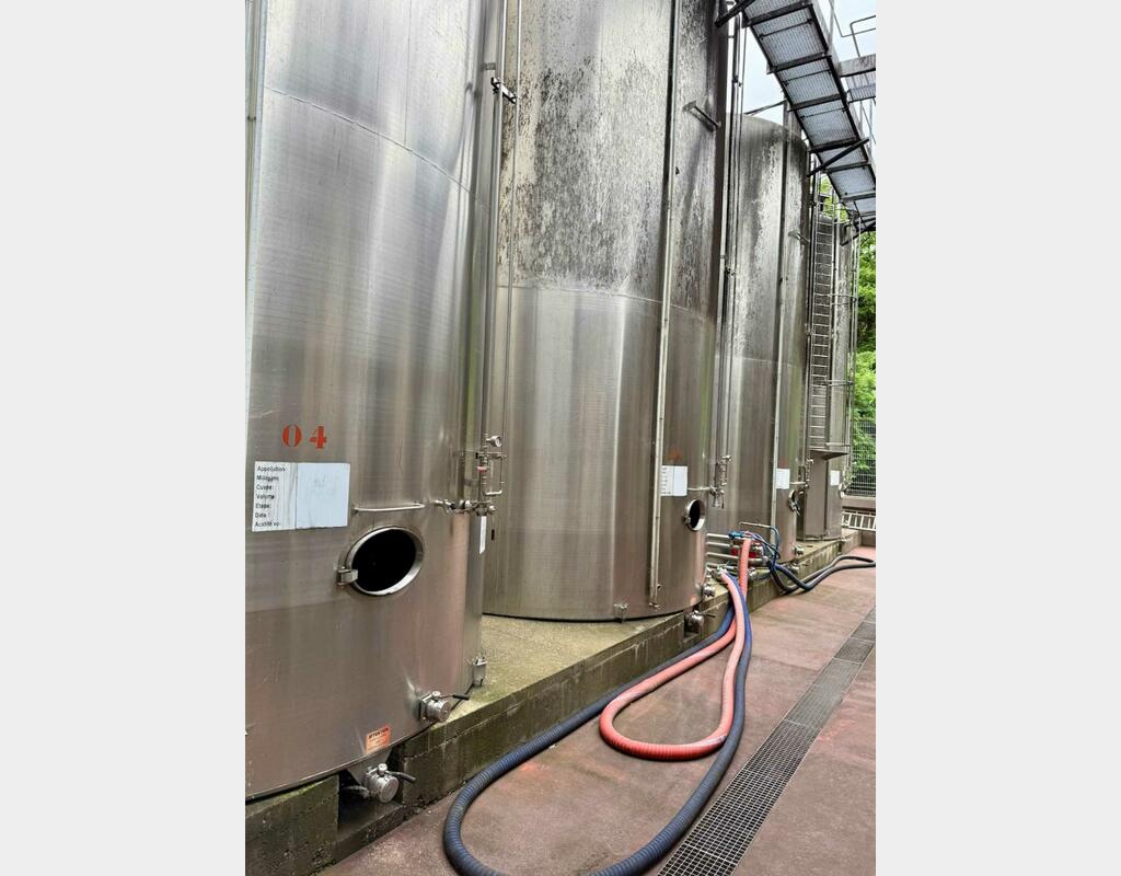 Cuve inox - Fond plat