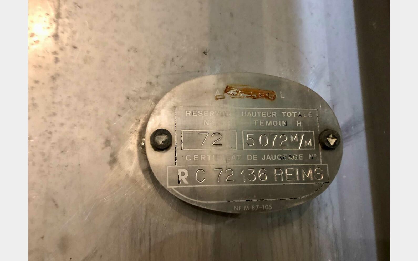 Cuve inox 316L - Thermor&eacute;gul&eacute;e 302 HL (30 200 litres) ALFA LAVAL