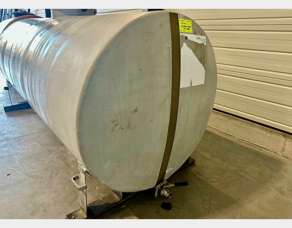 Cuve fibre - Horizontale - Stockage