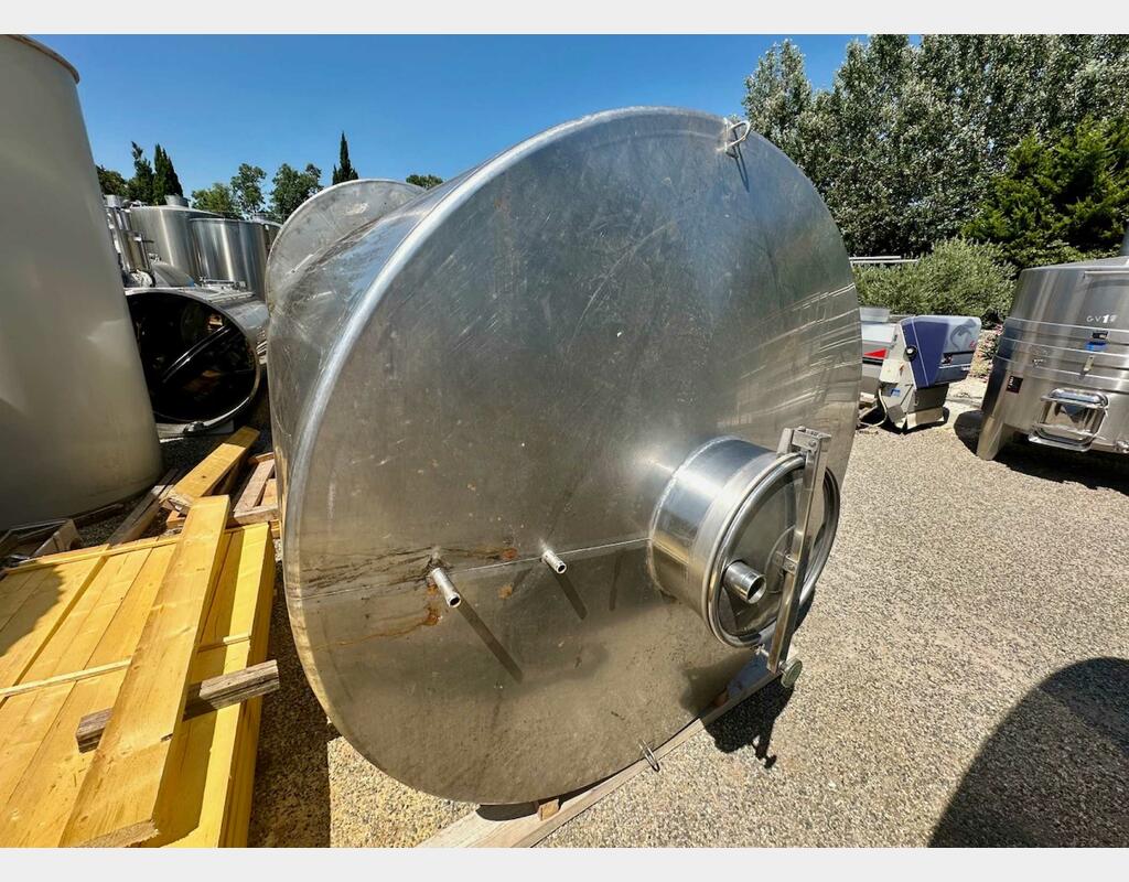 Cuve inox - Fond conique