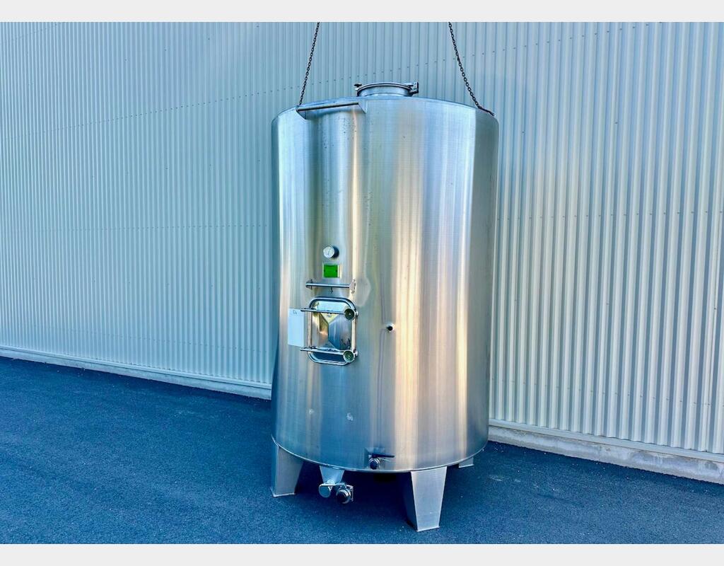 Cuve inox - Fond conique 124 HL (12 400 litres) DABRIGEON