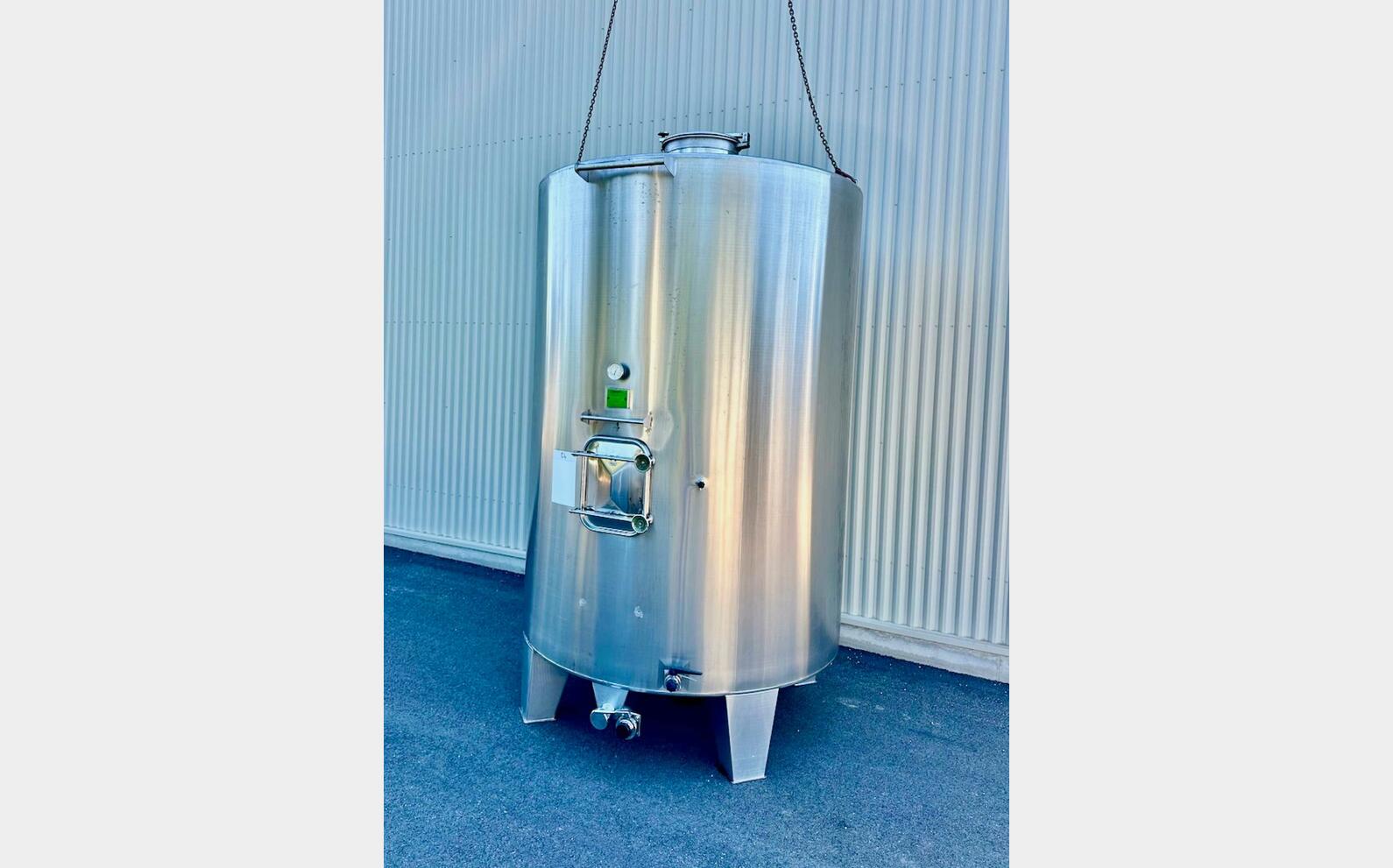 Cuve inox - Fond conique 124 HL (12 400 litres) DABRIGEON