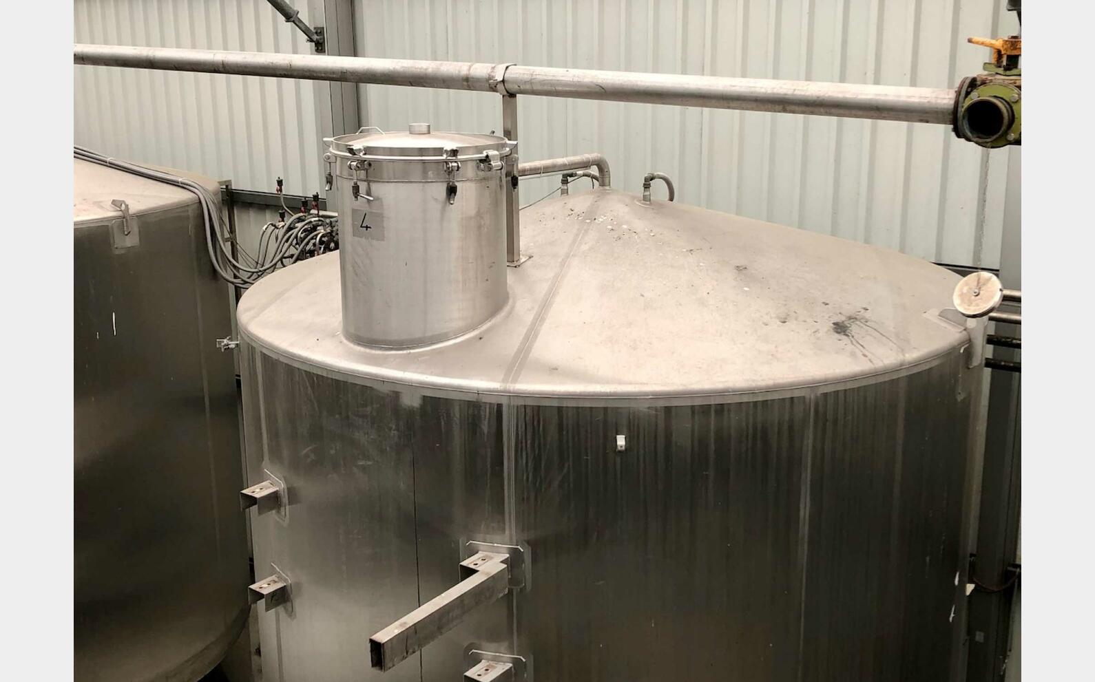 Ss tank - Conical bottom 278 HL (27,800 litres) PROGRESSO