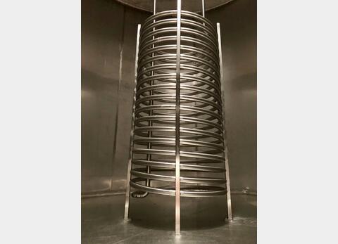 Stainless steel tank - Conical bottom on legs