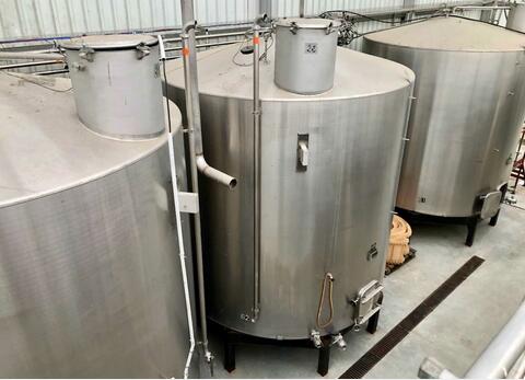 Cuve inox - Fond conique sur pieds