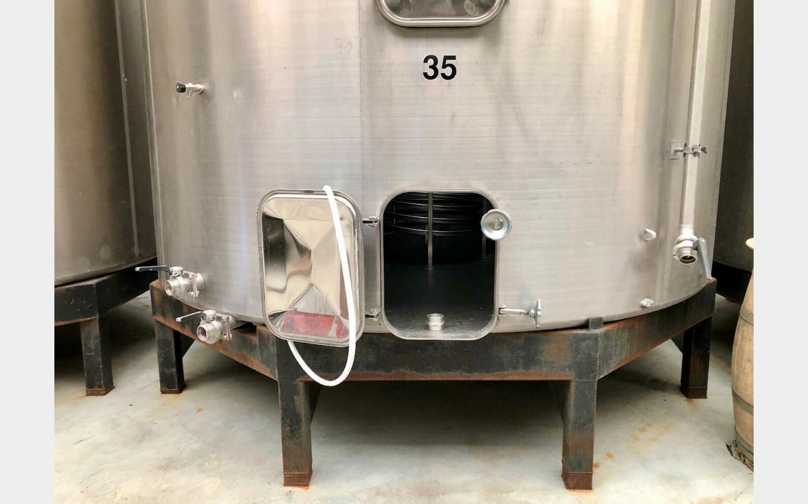 Cuve inox - Thermor&eacute;gul&eacute;e - Fond plat 251 HL (25 100 litres)