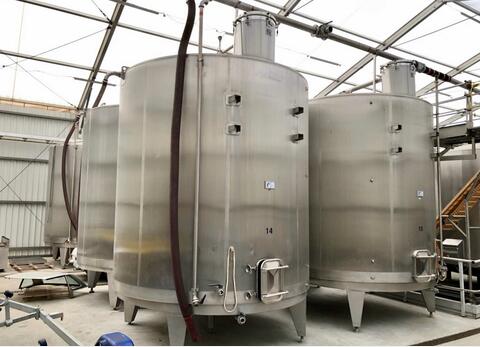 Cuve inox 304 - Thermor&eacute;gul&eacute;e 278 HL (27 800 litres) PROGRESSO