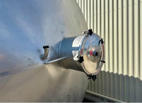 Cuve inox - Fermée - Thermorégulée - Fond plat