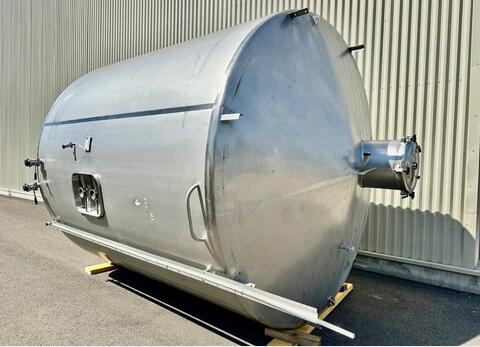 Cuve inox - Fermée - Thermorégulée - Fond plat