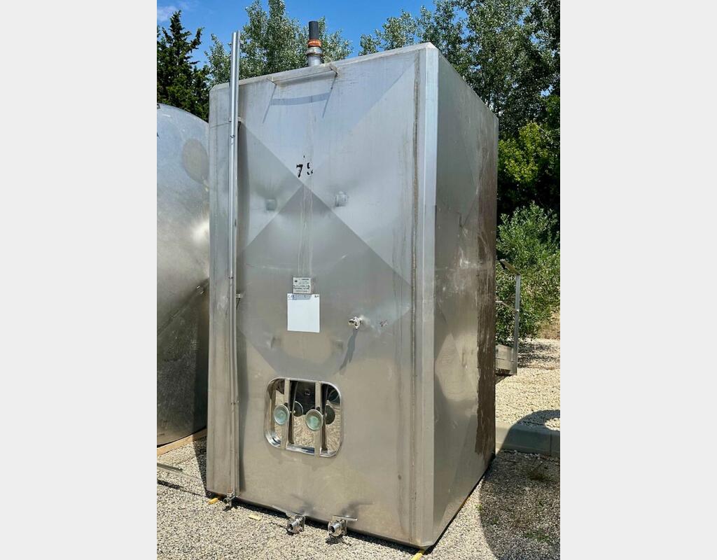 Cuve inox - Rectangulaire - Stockage