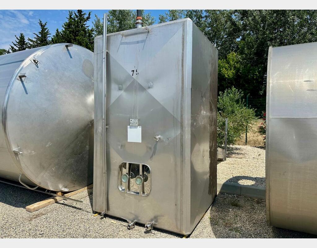 Cuve inox - Rectangulaire - Stockage