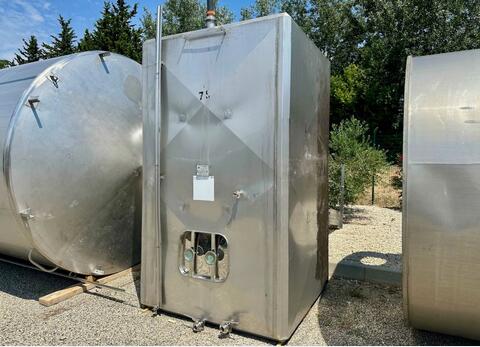 Cuve inox - Rectangulaire - Stockage