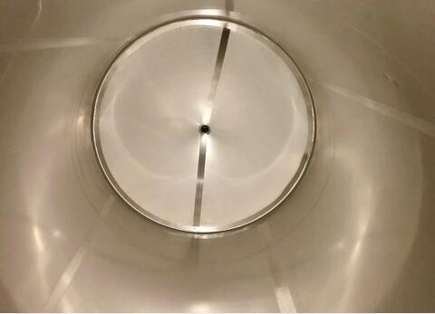 316L stainless steel tank - Vertical cylindrical - Flat bottom on feet