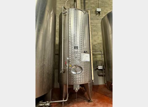 Cuve inox - Fond plat - Sur pieds