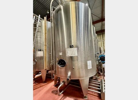 Ss tank - Conical bottom 124 HL (12,400 liters)