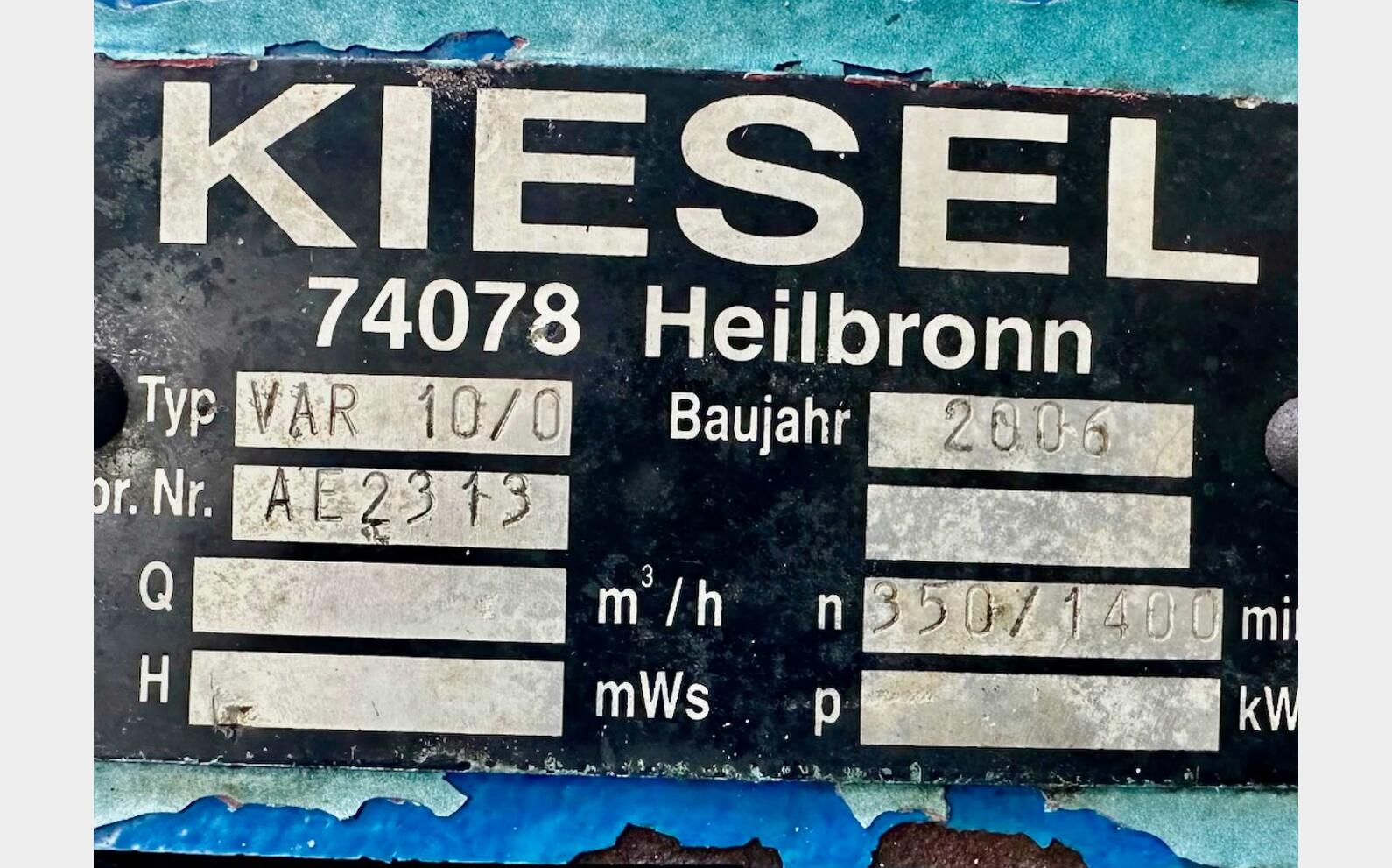 Eccentric rotor pump 45 HL/h KIESEL