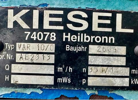 Eccentric rotor pump 45 HL/h KIESEL