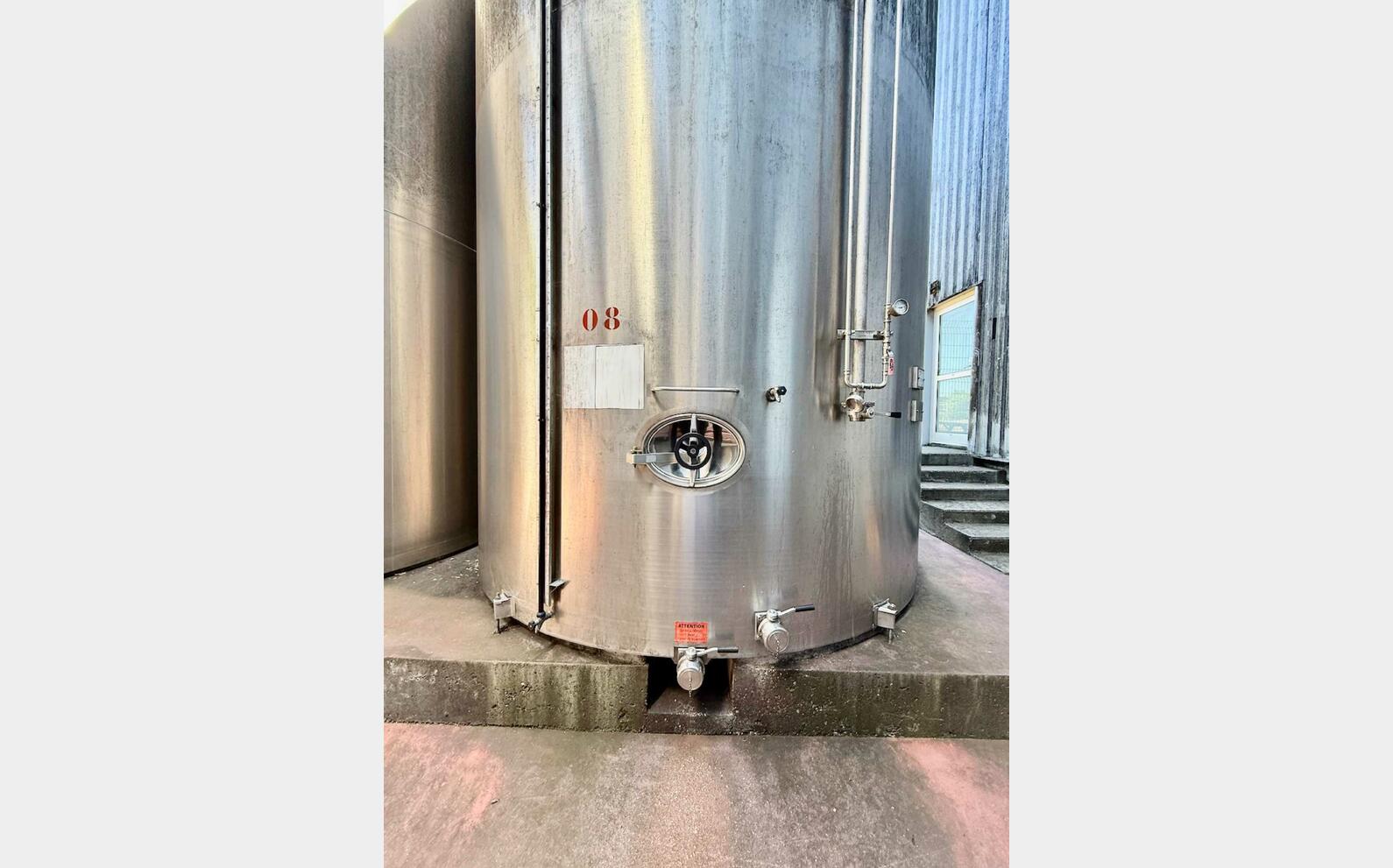 Cuve inox - Fond plat 513 HL (51 300 litres) RURALINOX