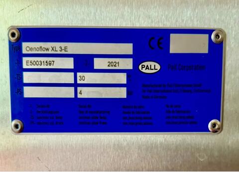 Tangential filter - Oenoflow XL 3-E 30 to 45 HL/h PALL