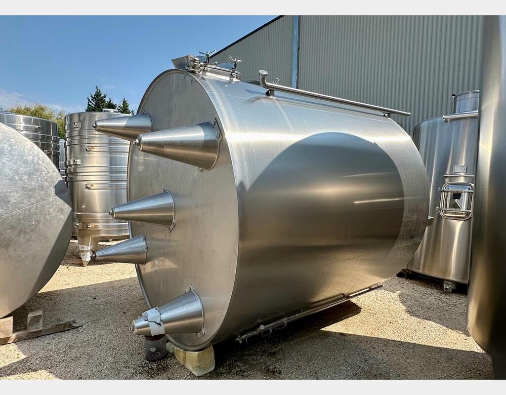 316L ss tank - Insulated 120 HL (12 000 liters) METALINOX