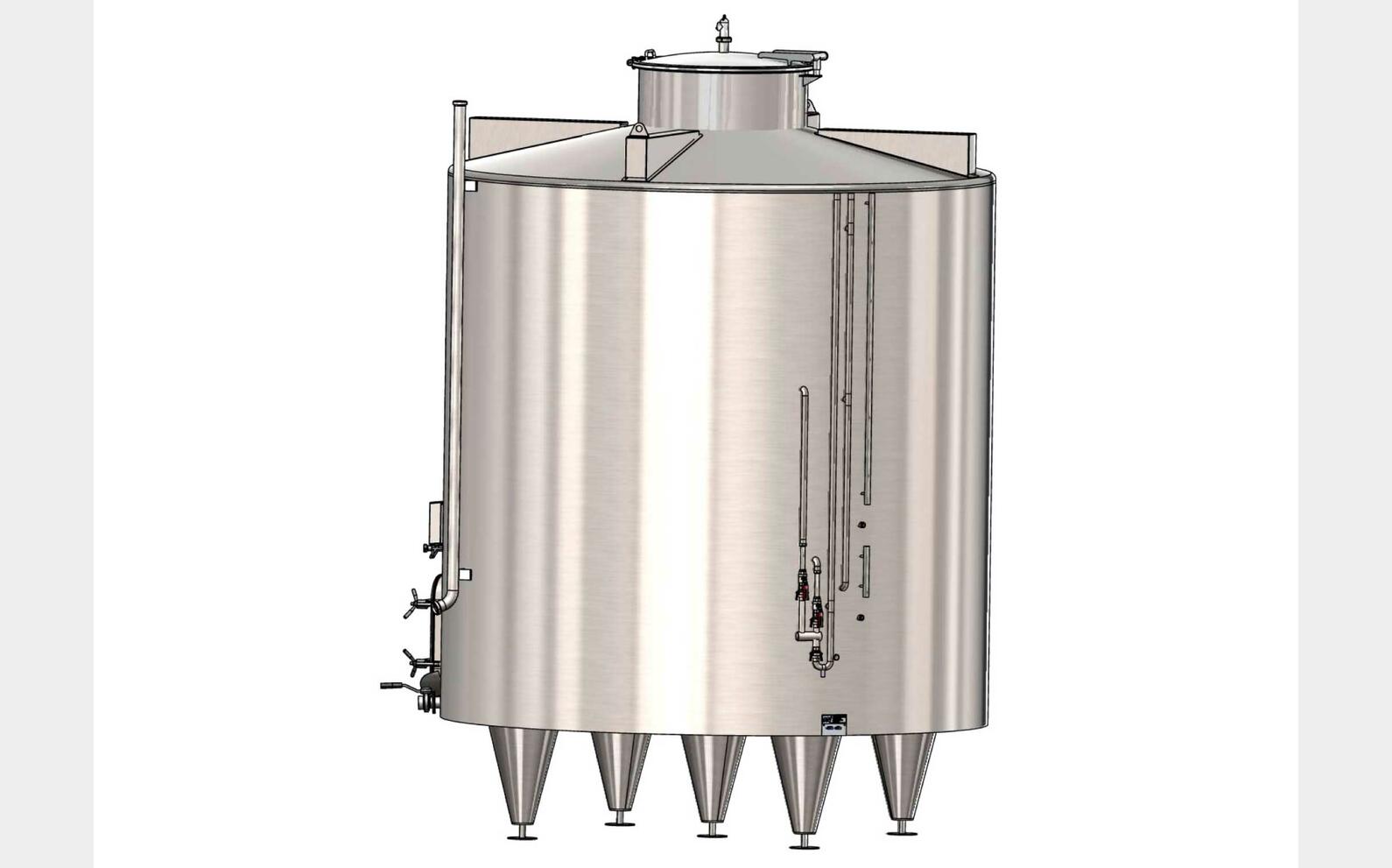 Cuve inox 316L - Thermor&eacute;gul&eacute;e 120 HL (12 000 litres) METALINOX