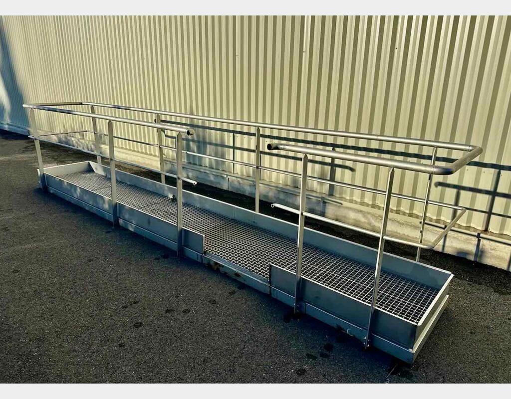 Lot passerelle inox