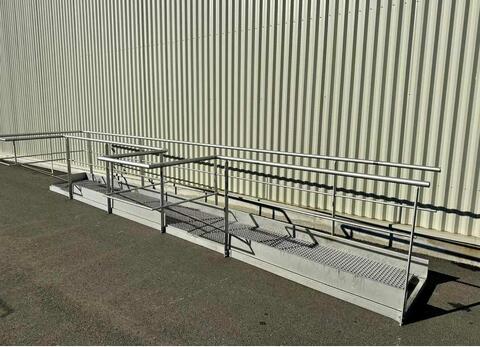 Stainless steel walkway set - Width 800 mm