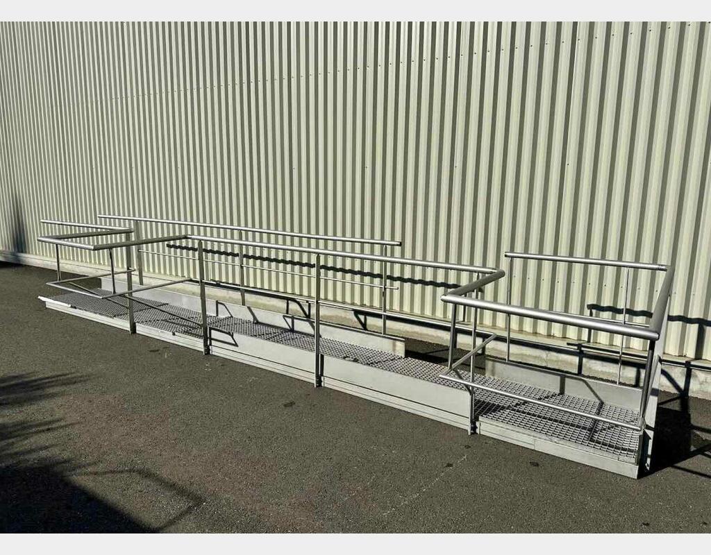 Lot passerelle inox