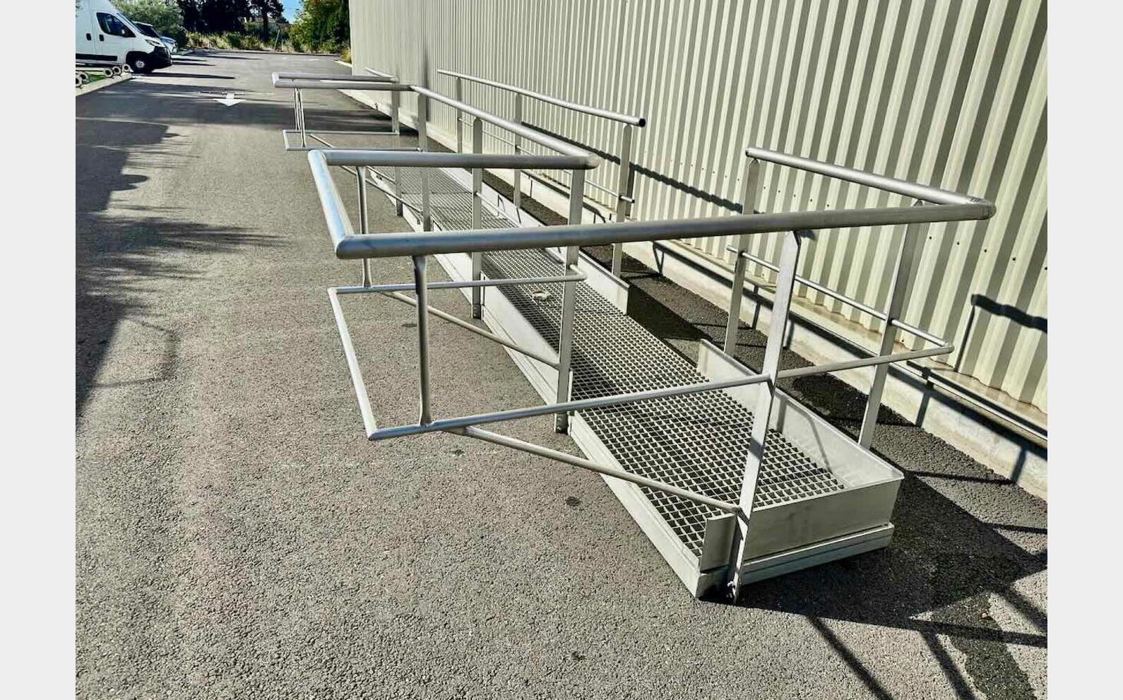 Lot de passerelle inox - Largeur 800 mm