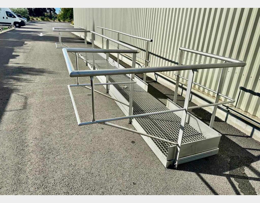 Lot passerelle inox