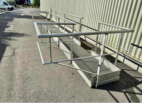 Lot de passerelle inox - Largeur 800 mm