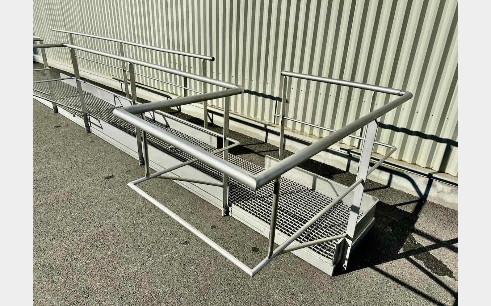 Lot de passerelle inox - Largeur 800 mm