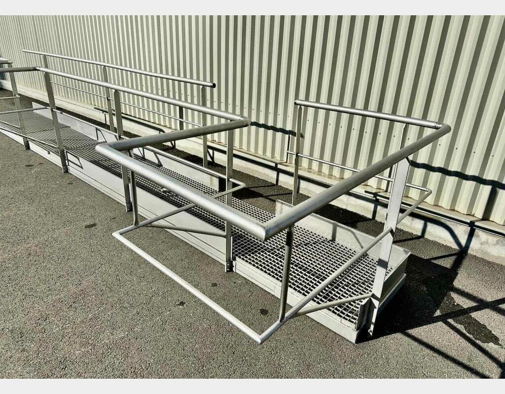 Lot passerelle inox