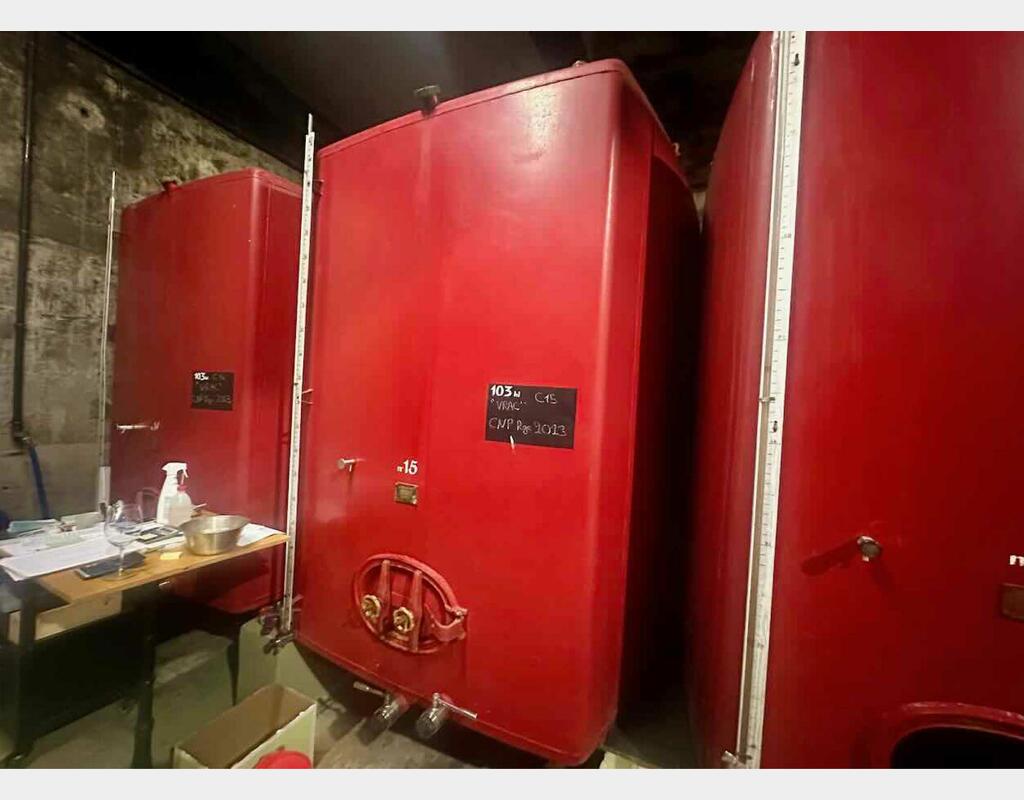 Coated steel tank - Flat bottom